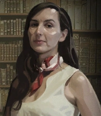 Portrait of Caroline.
